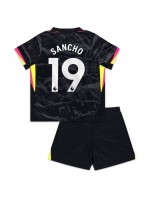 Chelsea Jadon Sancho #19 Alternativní dres pro děti 2024-25 Krátký Rukáv (+ trenýrky)